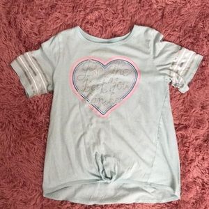 Girls shirt glitter Be the best you can be size 16